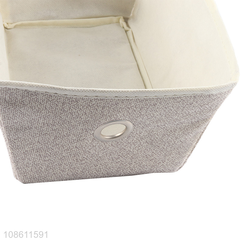 New products multipurpose foldable non woven fabric storage box organizer