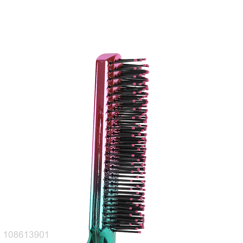 China products plastic electroplating hair brushes hair comb