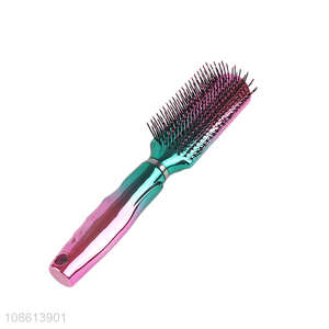 China products plastic electroplating hair brushes hair comb