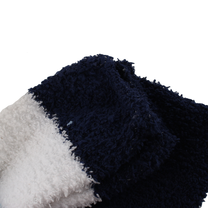 Hot items women winter thickened plush socks fleece half socks