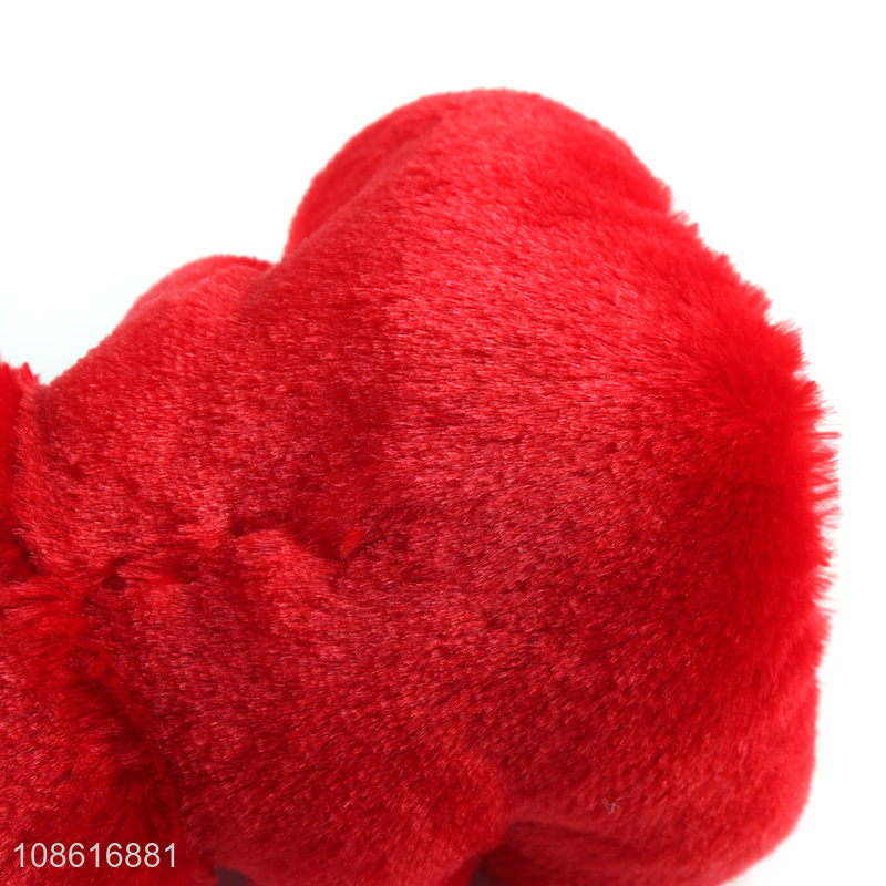 Best selling red bear animal plush toys for Valentine's Day