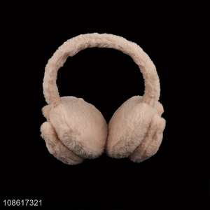 Wholesale lovely winter windproof earmuffs outdoor fluffy ear warmer