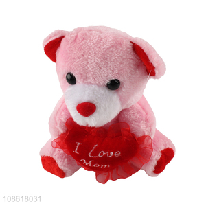 Hot sale valentine's day gift plush bear toys wholesale