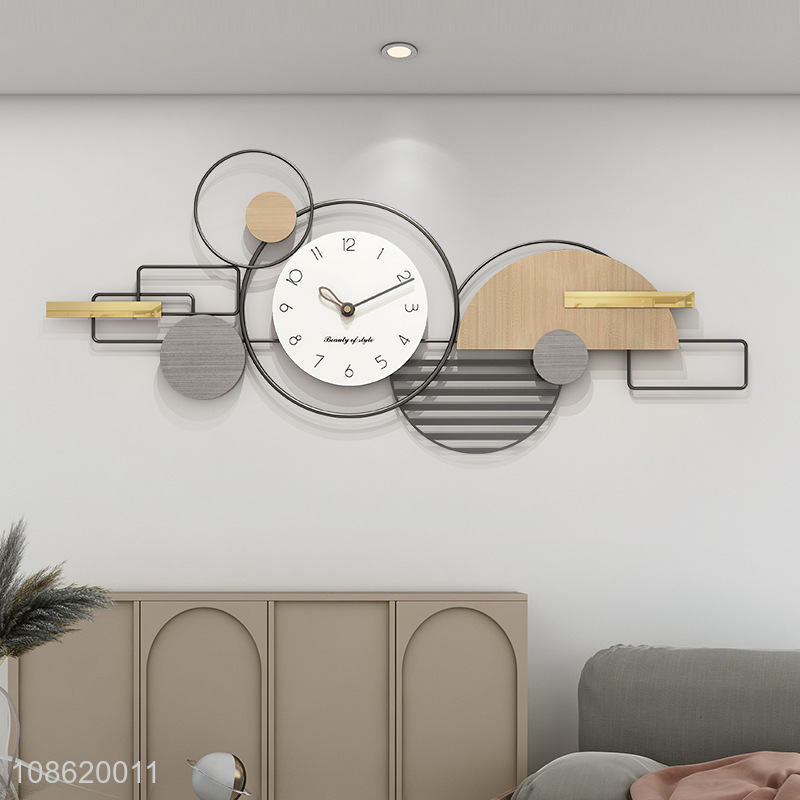 Hot selling luxury big wall clock modern wall clock for office decor