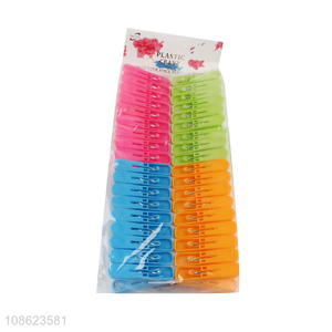 Best selling colorful plastic clothes pegs for laundry