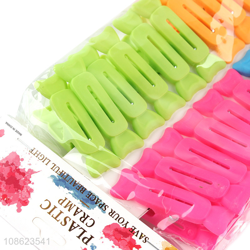 Hot selling plastic clothespins drying line pegs set