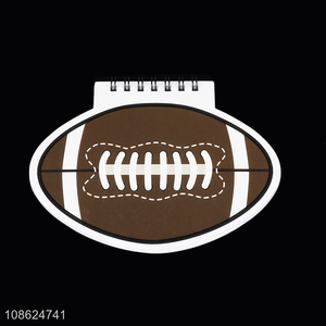 New product spherical notebook rugby football spiral notebook