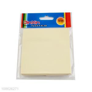 Low price 100 sheets square blank self sticky notes post-it notes