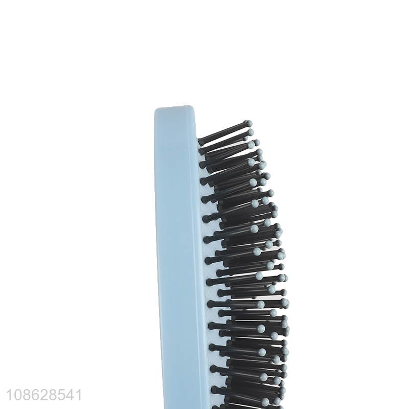 Best selling wide teeth massage plastic hair comb with mirror