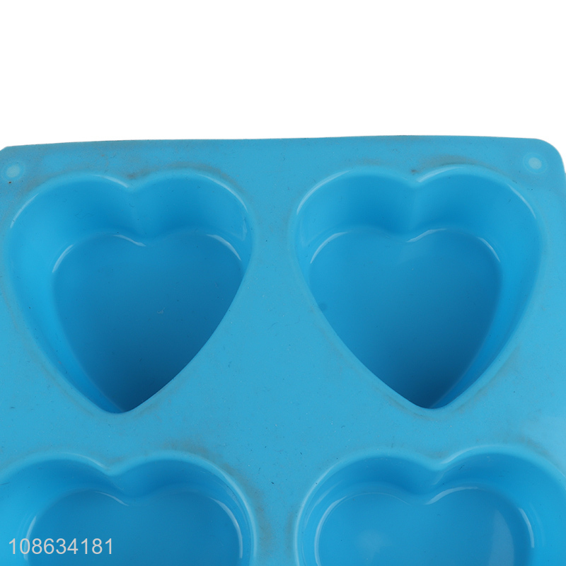 Hot selling bpa free silicone heart shaped cake molds