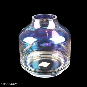 Latest products tabletop decoration glass vase flower vase for sale