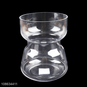 Top products decorative glass vase flower vase for tabletop decoration