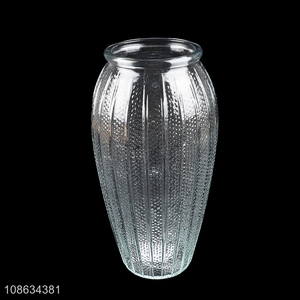 Top selling indoor decoration glass vase flower vase wholesale