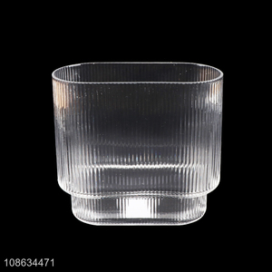 New design indoor decoration glass vase flower vase for sale