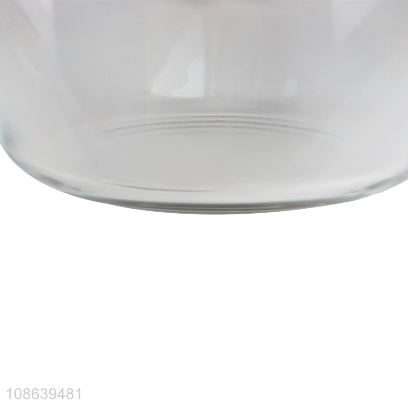Good selling clear glass heat-resistant bowl with lid