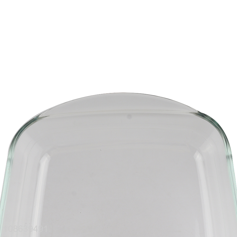 Top sale rectangle high borosilicate glass baking pan dish
