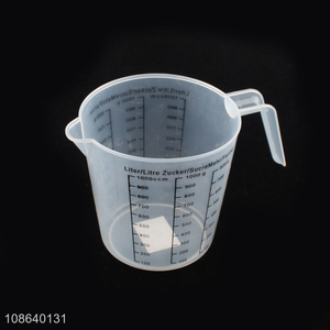 Wholesale 1000ml plastic measuring cup kitchen measuring tool for baking