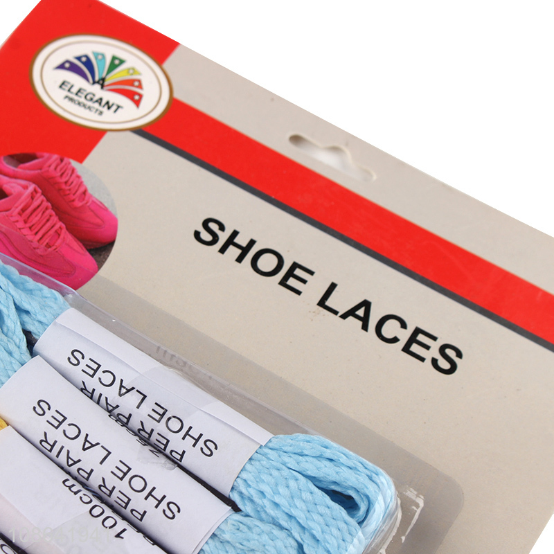 China factory 6pcs shoes accessories shoe laces for sale