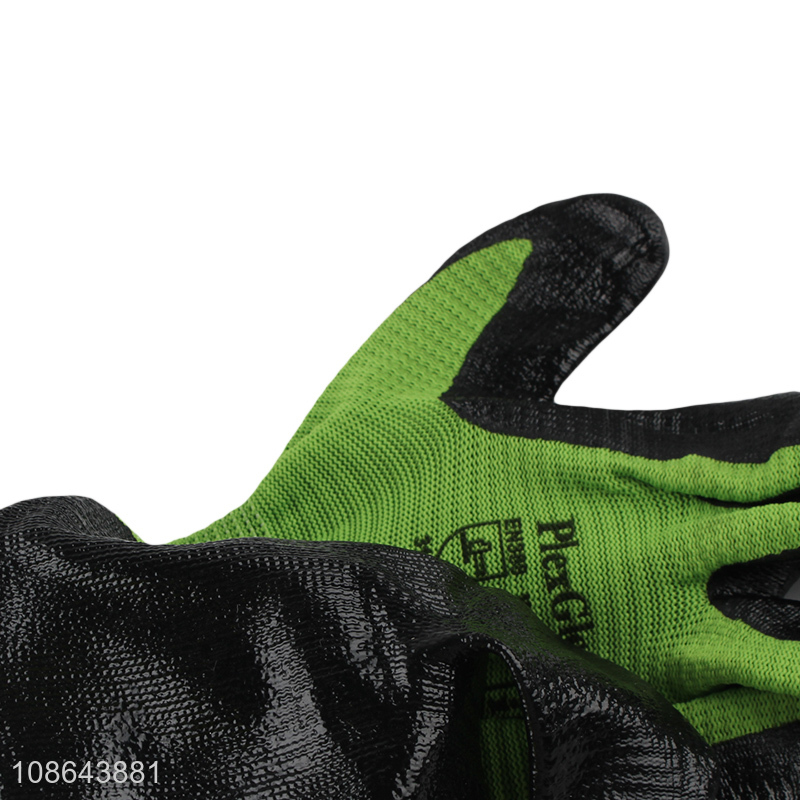 Good quality 8 inch safety gloves butyronitrile latex working gloves