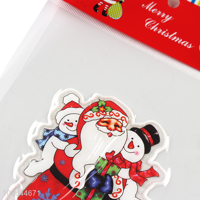 Yiwu market christmas decoration window stickers for sale