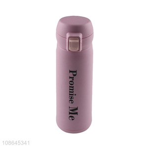 Online wholesale pink stainless steel vacuum flasks water bottle