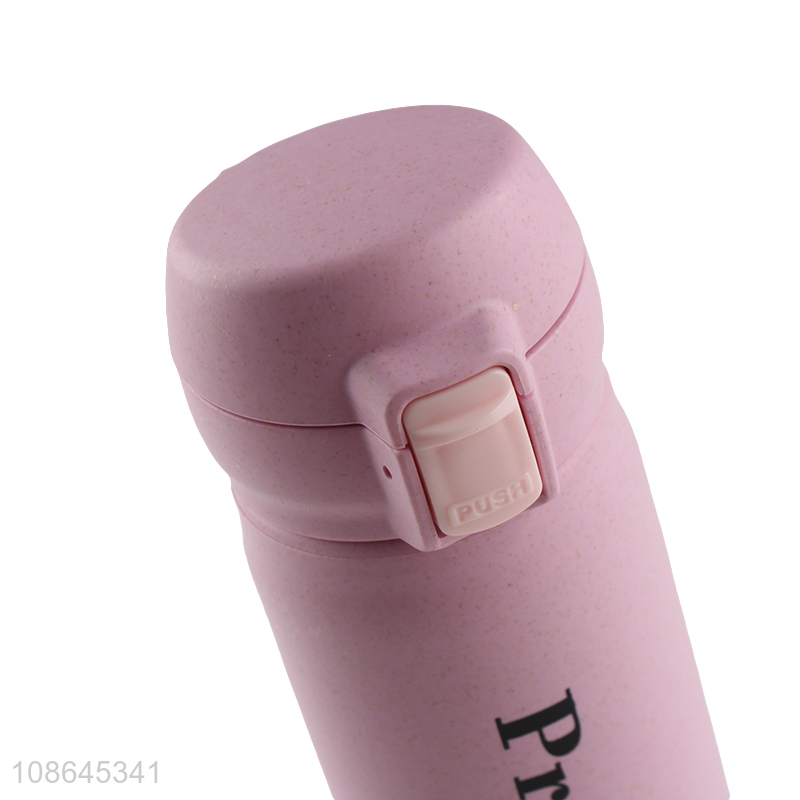 Online wholesale pink stainless steel vacuum flasks water bottle