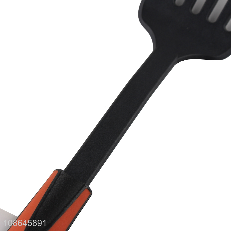 Custom logo heat resistant slotted nylon spatula turner egg spatula