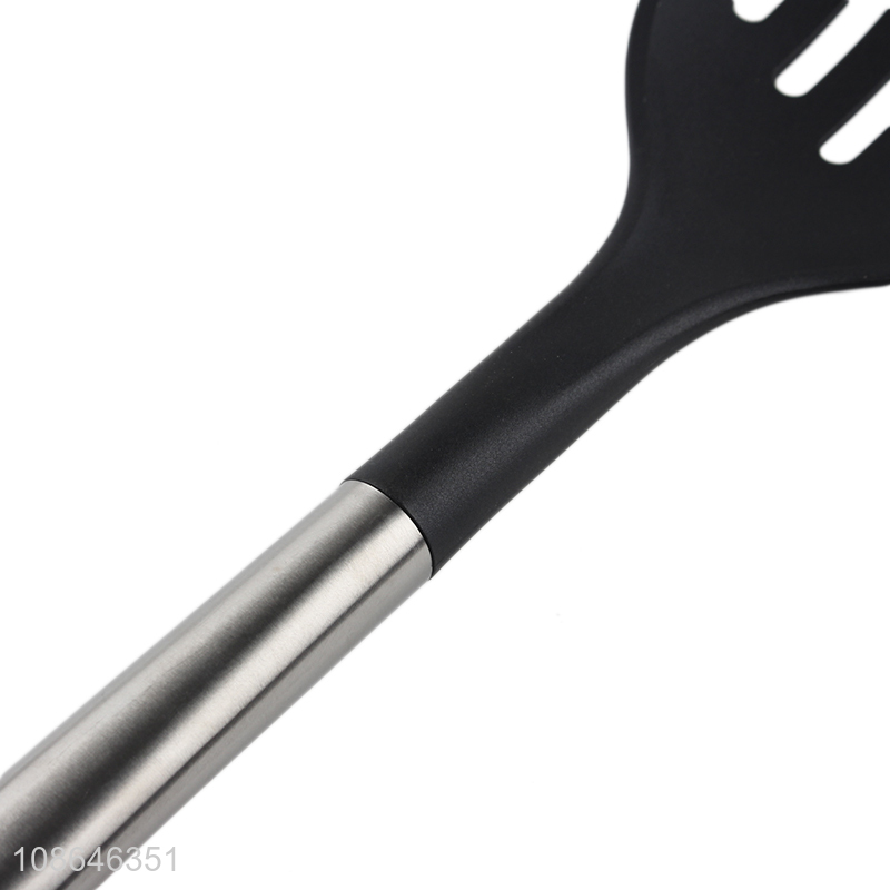 Good selling nylon kitchen utensils slotted ladle wholesale