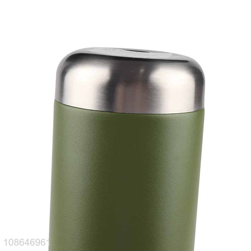 Custom logo double wall stainless steel vacuum insulated sports bottle