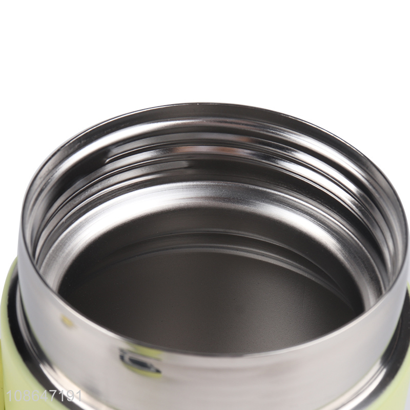 Wholesale 480ml double-wall stainless steel vacuum thermal food jar with spoon