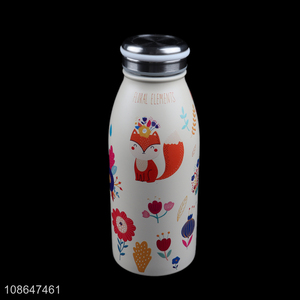 Low price cartoon stainless steel vacuum cup thermal cup