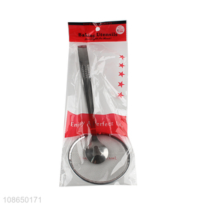 Good quality stainless steel fine mesh strainer oil-frying filter clip