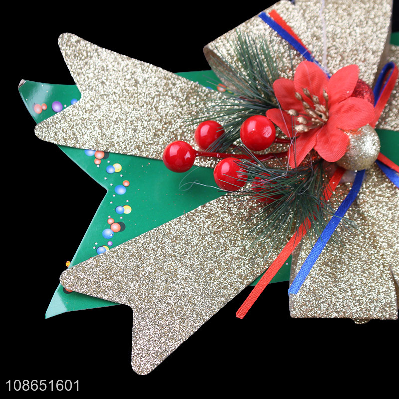 Hot items christmas decoration bowknot xmas tree hanging ornaments