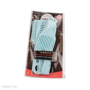 New products 6pieces anti-static hairstyling hair comb for long hair