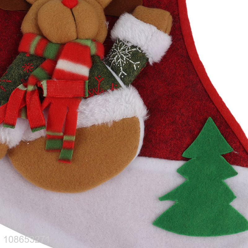 Factory supply christmas ornaments stocking bag for christmas decoration