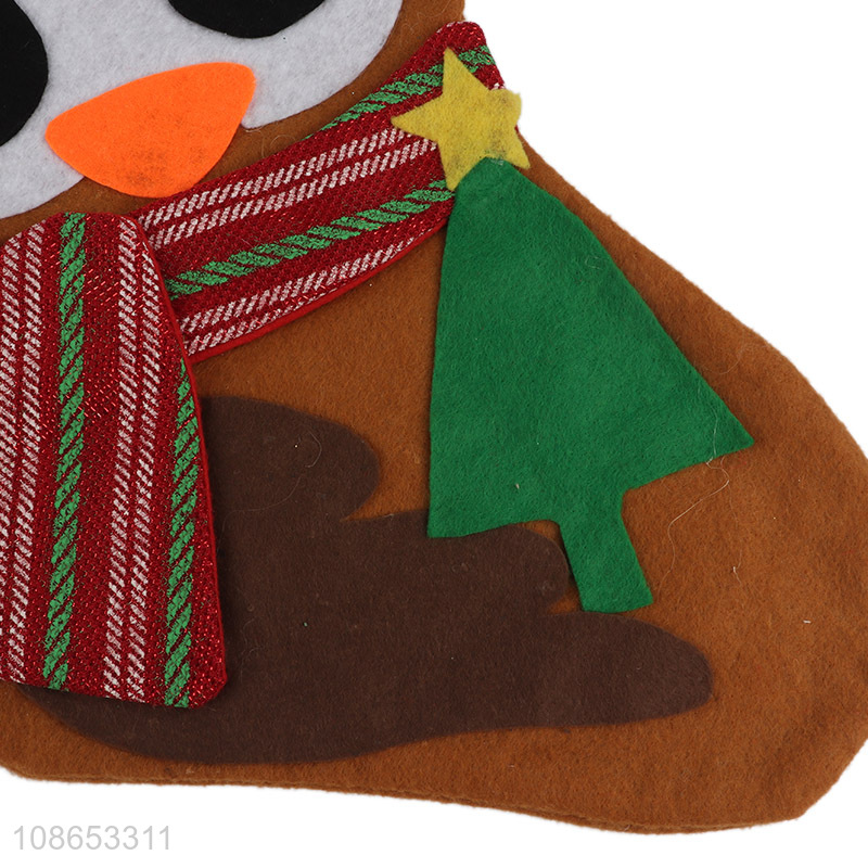 Top selling cartoon christmas socks christmas stocking bag