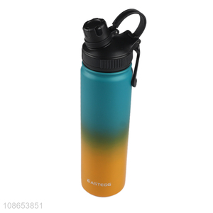 Online wholesale double walled stainless steel thermal sports water bottle