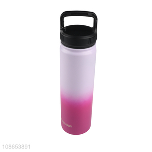 Customized portable double wall vaccum insulated stainless steel water bottle