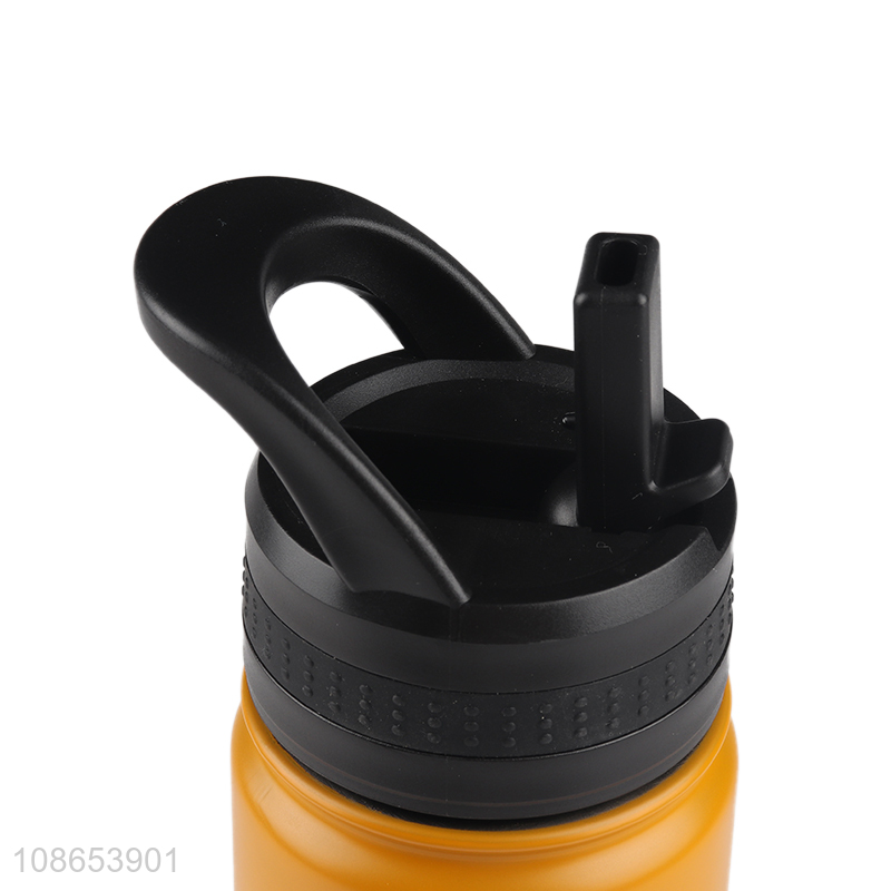 New products portable stainless steel insulated water bottle with straw