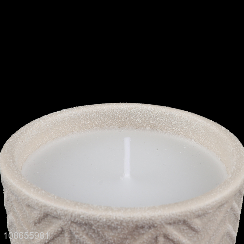 Good price ceramic jar candle strong fragranced scented candle