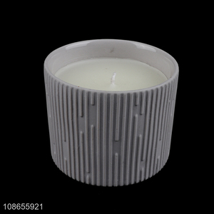 Hot selling ceramic jar scented candle for relaxing sleeping