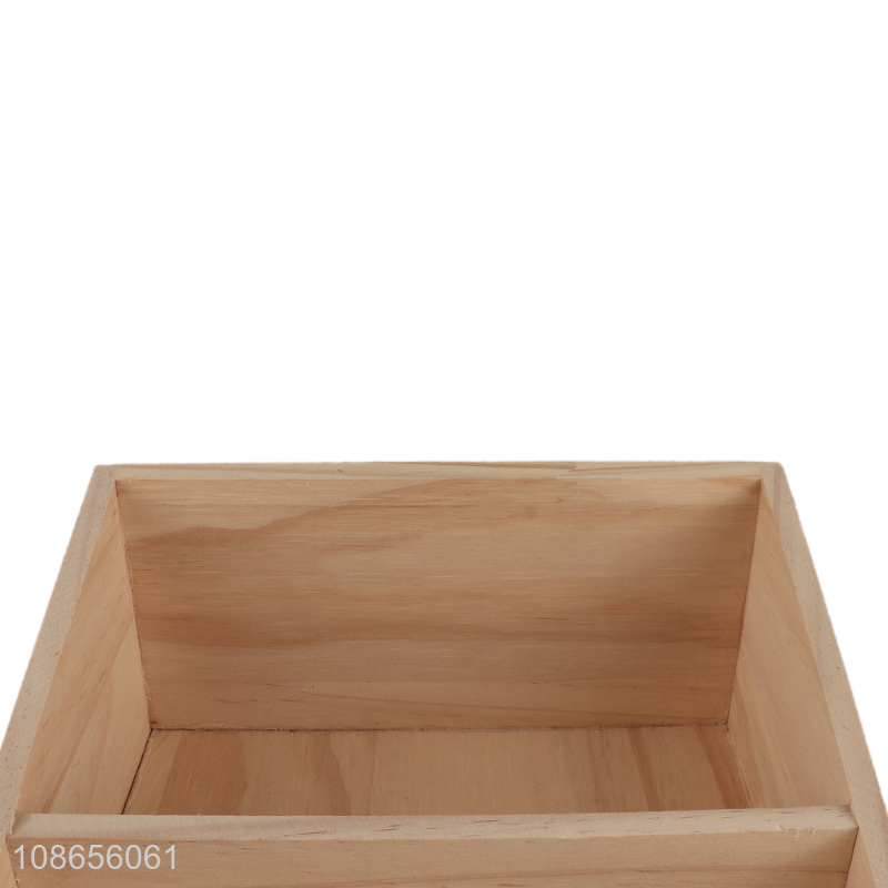 Good quality 2-tier wooden storage rack desktop organizer for office