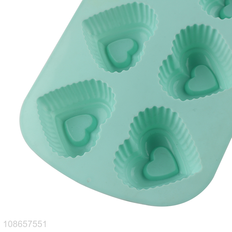 Hot selling heart shaped silicone cake molds/chocolate molds/pudding molds