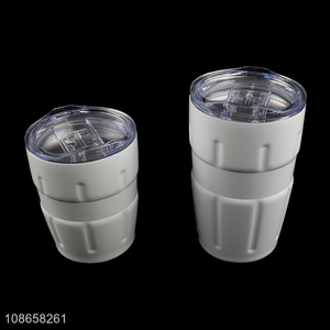 Wholesale double wall vaccum insulated stainless steel travel coffee mug