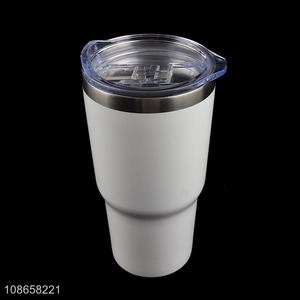 Wholesale spill-proof lid stainless steel double wall insulated coffee mug