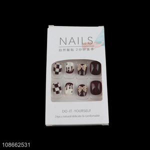 Top selling comfortable nail art decoration fake nail wholesale