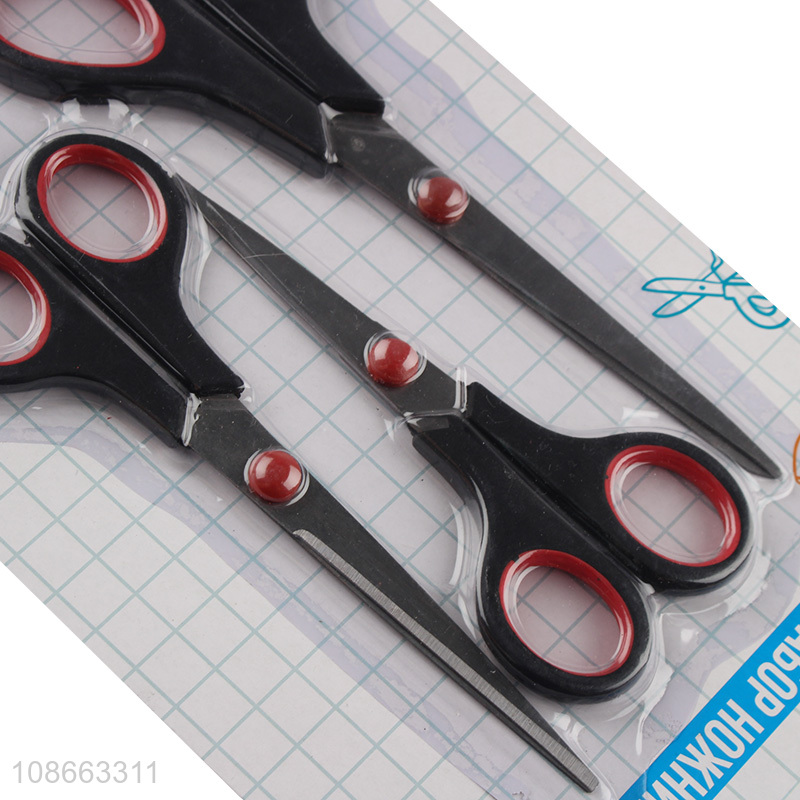 Hot sale 3pcs multi-function stainless steel scissors with plastic handle