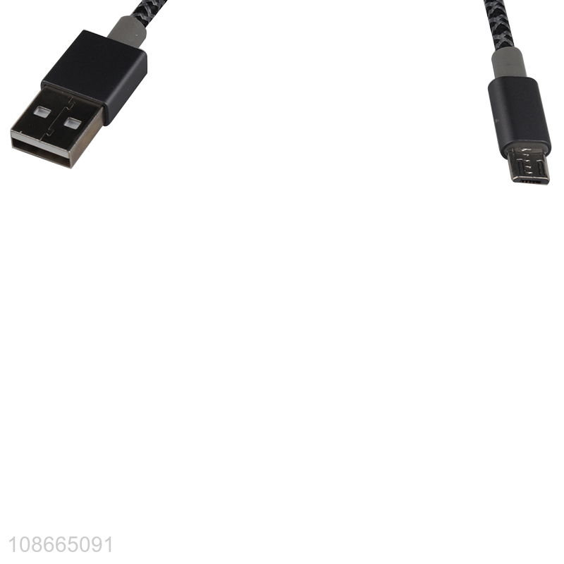 Wholesale 120cm 2.1A nylon woven quick charging micro usb cable