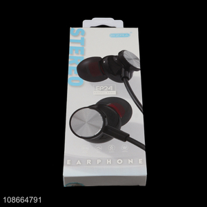 Wholesale 130cm 3.5mm jack wired stereo earphones in-ear headphones