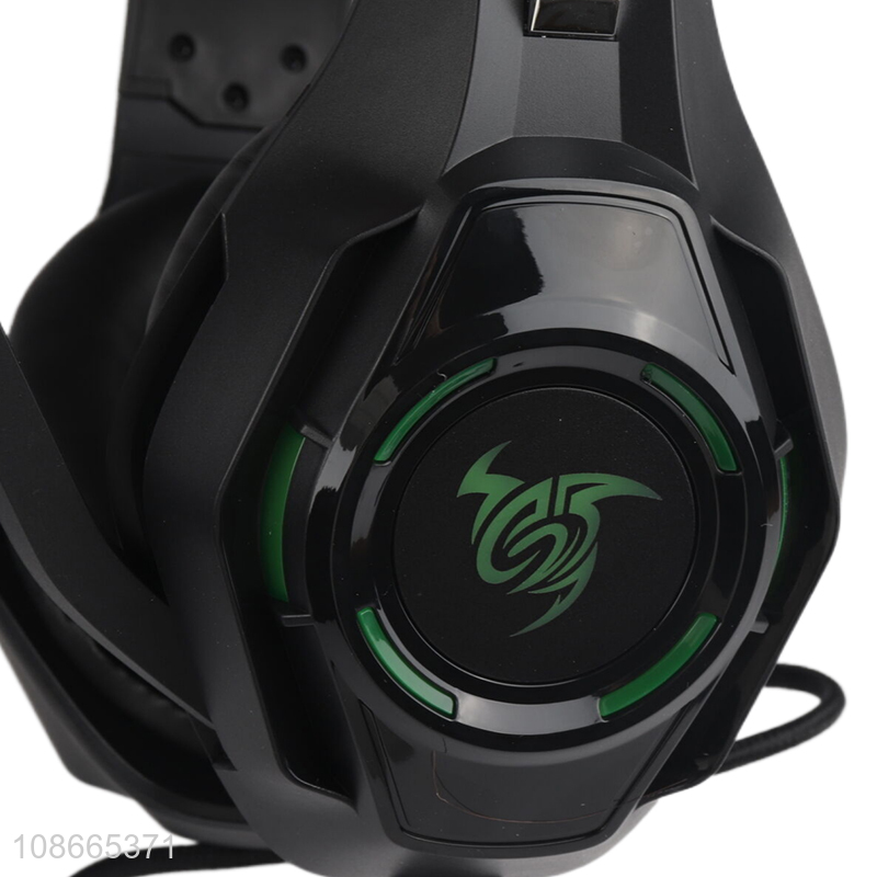 Latest products LED light surround sound bass gamer headset for sale